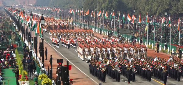 republic day parade in New Delhi