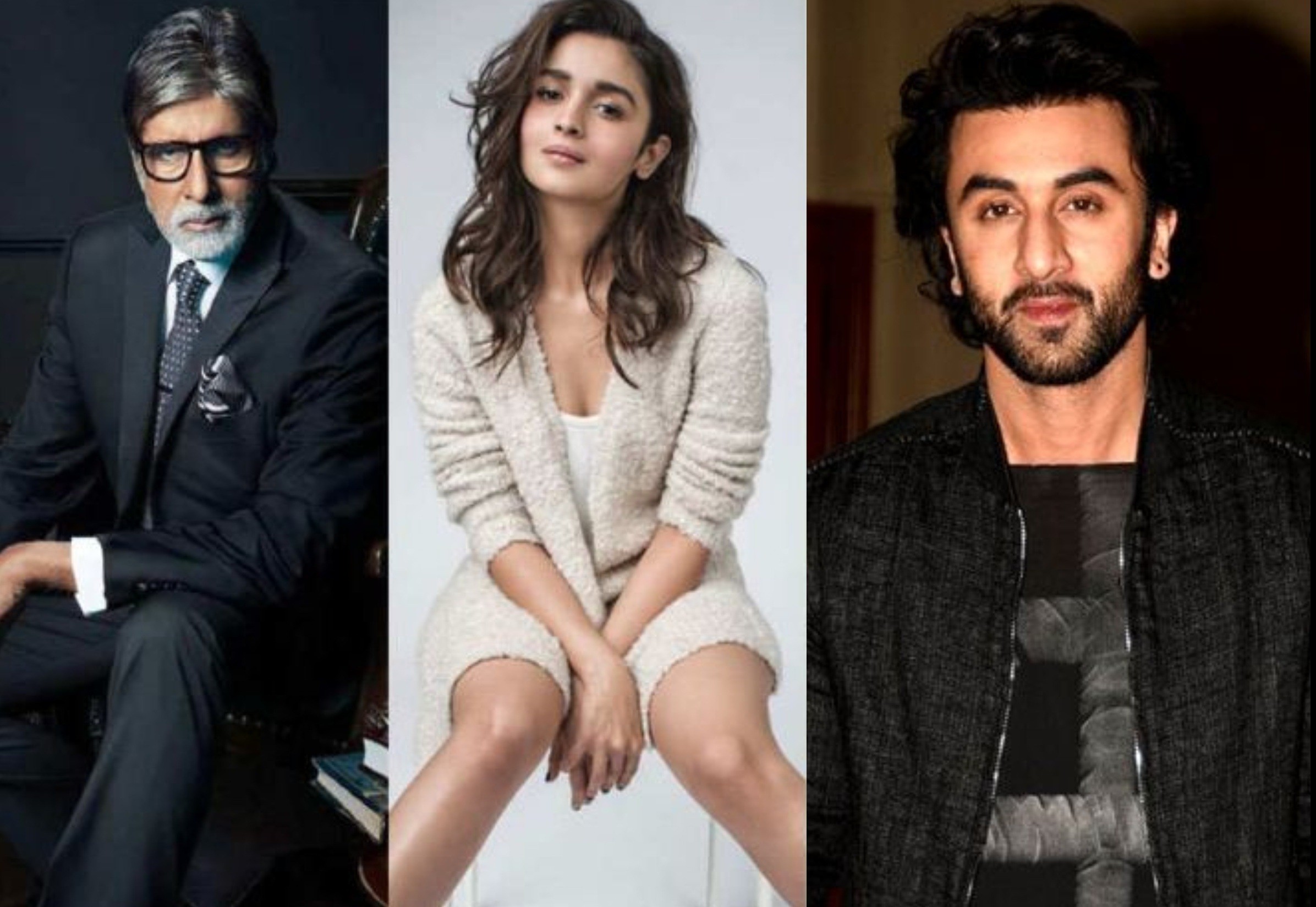 Big B, Ranbir and Alia in Bramhastra