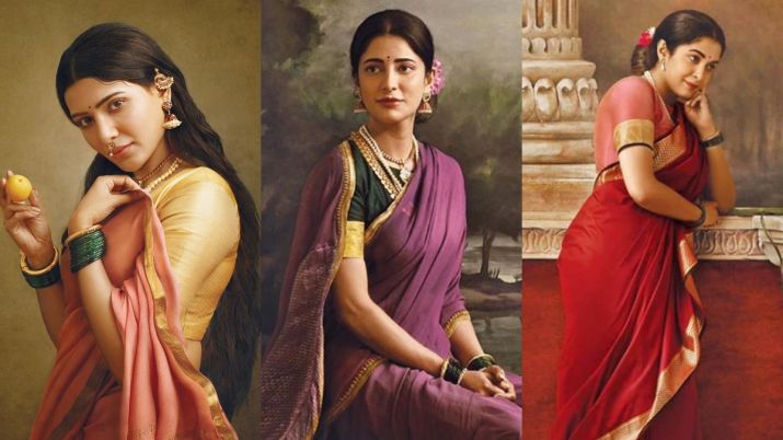 G VenketRam's recreation of Raja Ravi Varma painting